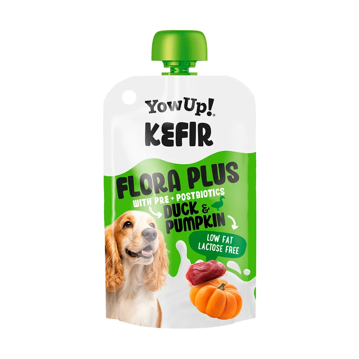 Yow Up - Yaourt pour Chien - Kefir Pré+Postbiotique - Canard/Courge