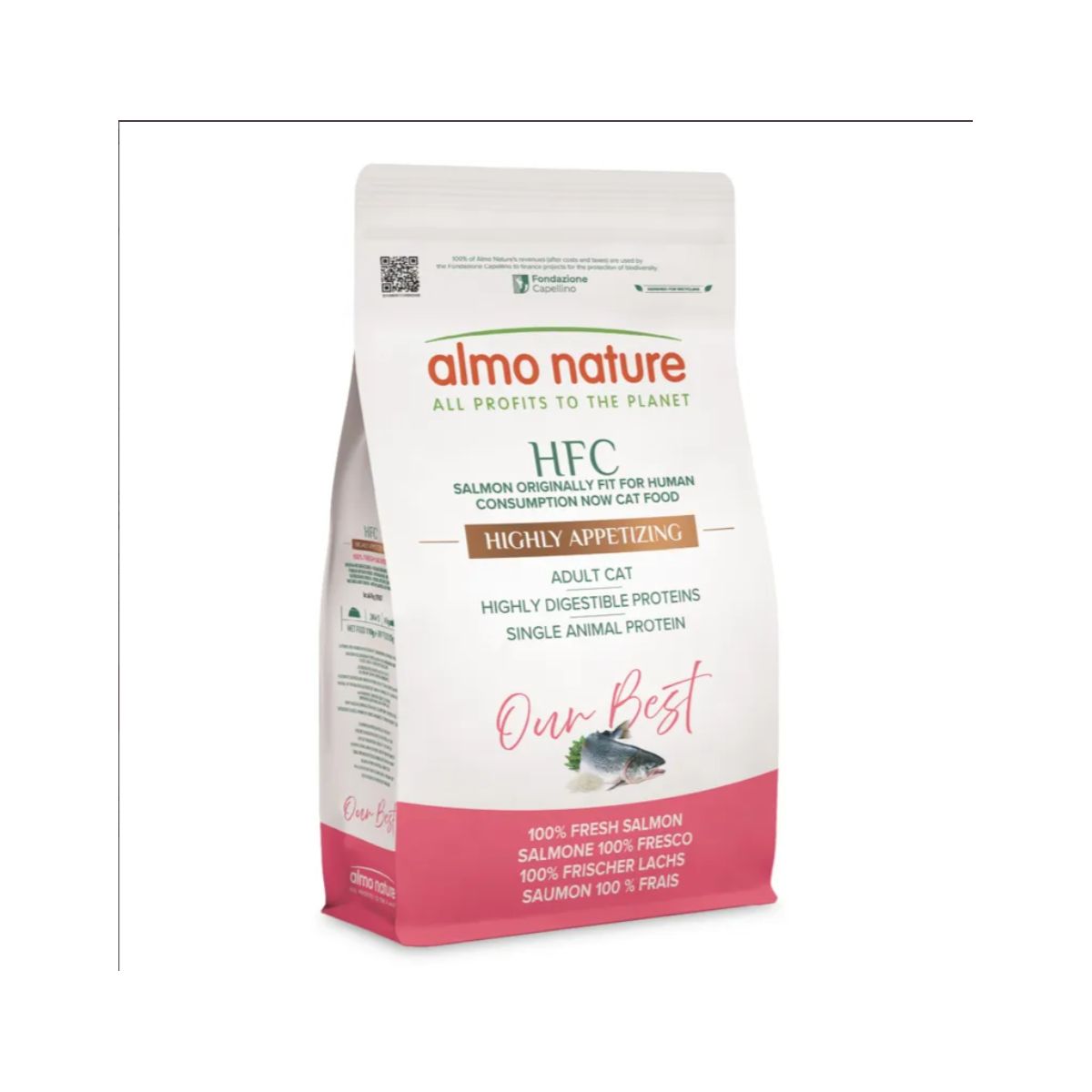 Almo Nature - Croquettes HFC our best - Adult hautement appetante Saumon