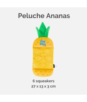 Peluche plate Ananas