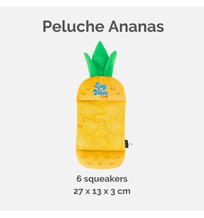 Peluche plate Ananas