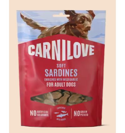 Carnilove - Friandises semi-humide Soft Sardine (Chien)