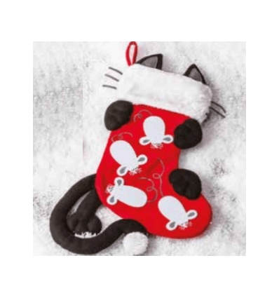 Xmas Cat stocking House of Paws - 1