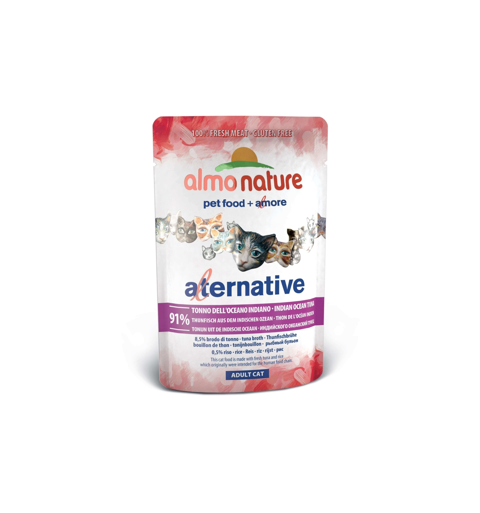 Two Tails Sachet Alternative Thon de l'Océan Indien