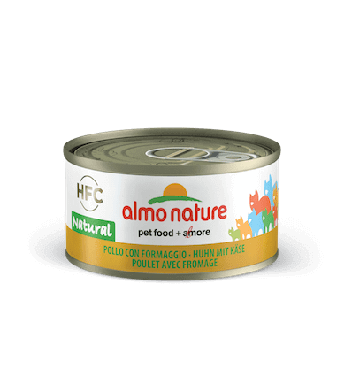 Pâtée pour chat Almo Nature - Boîte HFC Natural Poulet Fromage Almo Nature - 1
