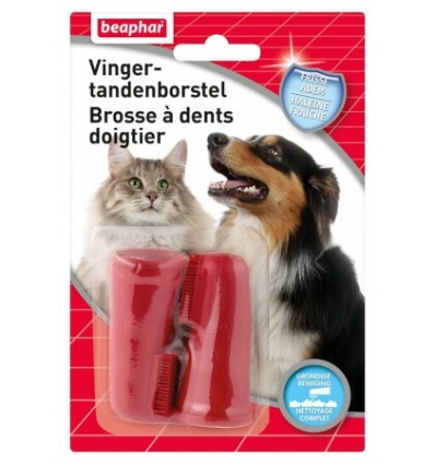 Soin pour chat & chien: Doigtier / brosse