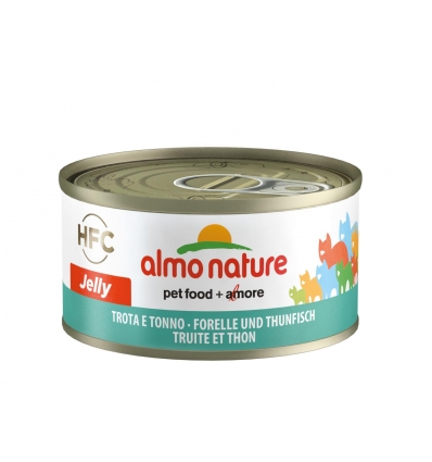 Pâtée pour chat Almo Nature - Boîte HFC Jelly Truite Thon Almo Nature - 1