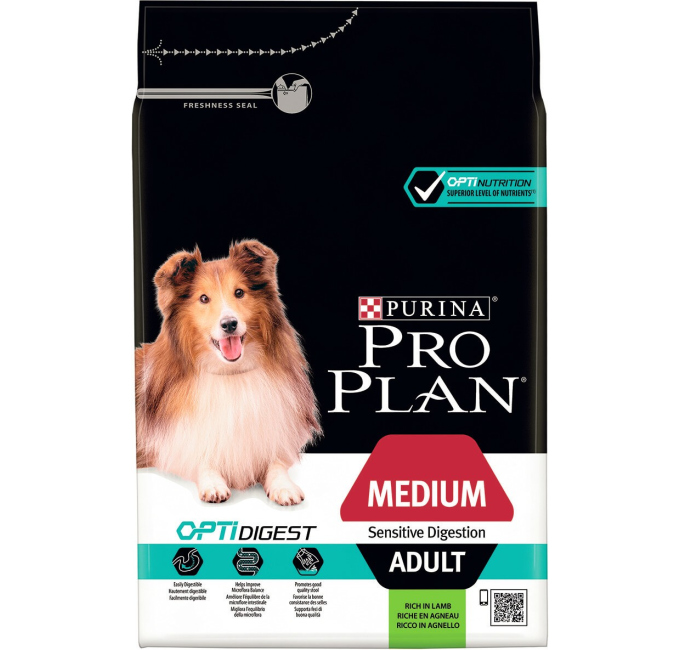 Purina Pro Plan - Medium Adult Sensitive Digestion (Agneau) Purina Pro Plan - 1