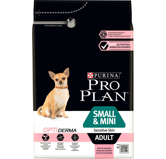 Purina Pro Plan - Small & Mini Adult Sensitive Skin (Saumon) Purina Pro Plan - 1
