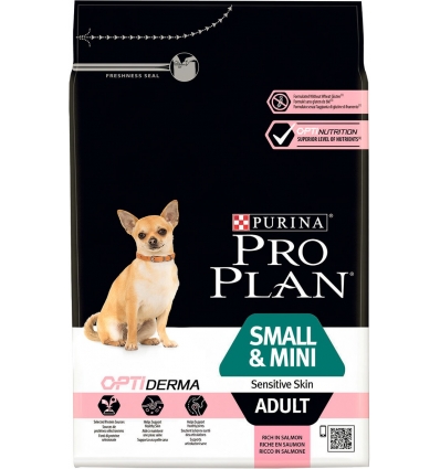Purina Pro Plan - Small & Mini Adult Sensitive Skin (Saumon) Purina Pro Plan - 1