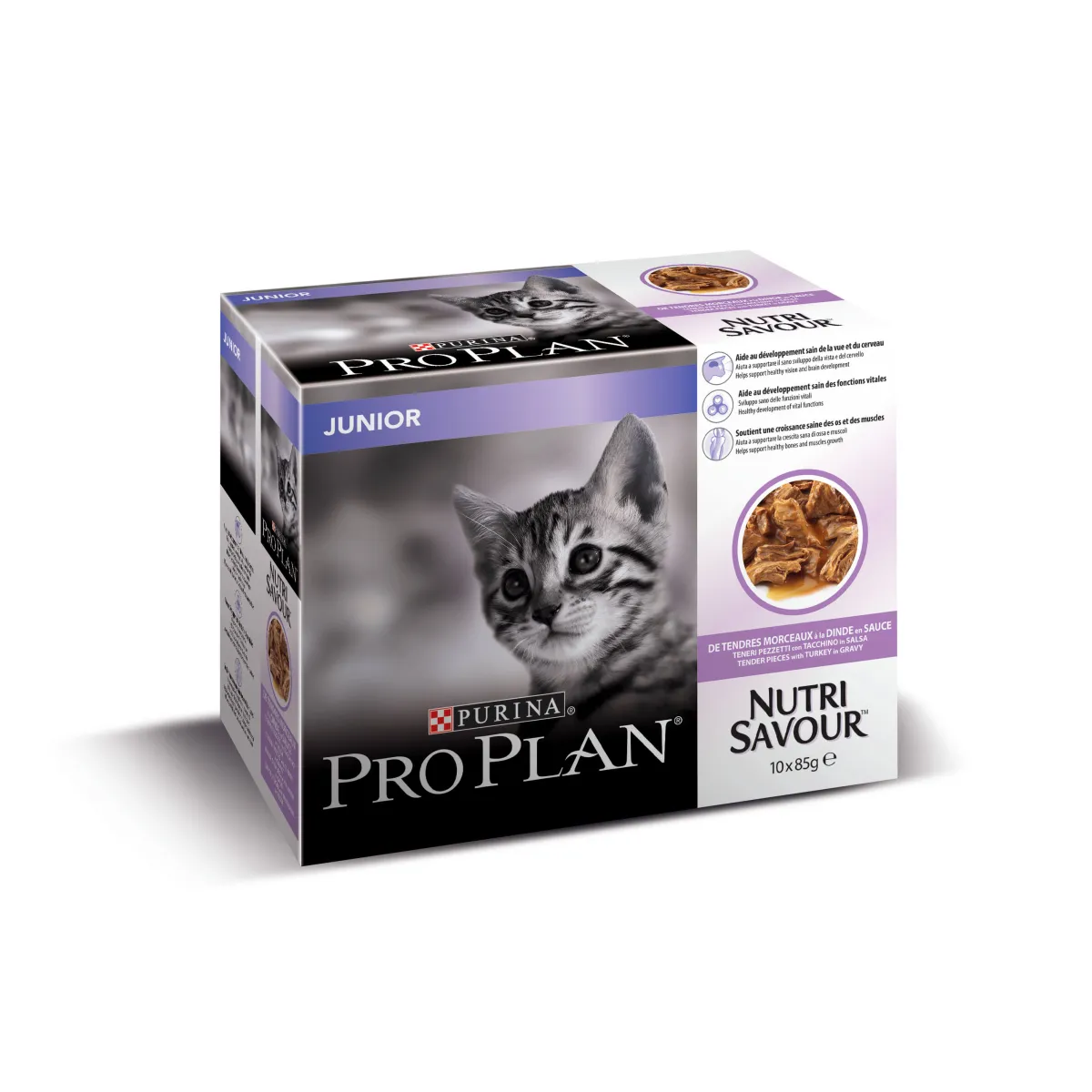 Purina pro Plan - Nutrisavour KITTEN en sauce dinde Purina Pro Plan - 1