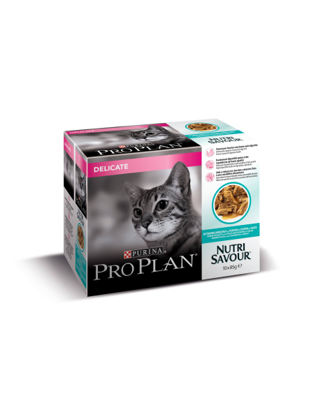 Purina pro Plan - Nutrisavour DELICATE en sauce poisson de l'océan Purina Pro Plan - 1