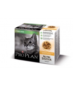 Purina pro Plan - Nutrisavour STERILISED en sauce au poulet Purina Pro Plan - 1