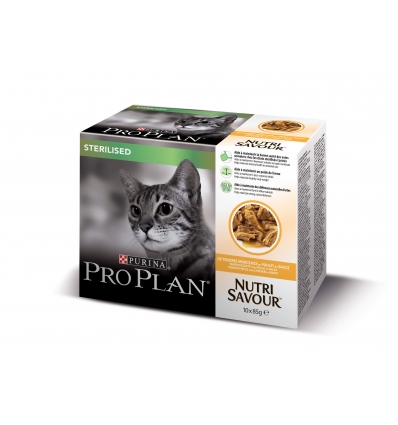 Purina pro Plan - Nutrisavour STERILISED en sauce au poulet Purina Pro Plan - 1