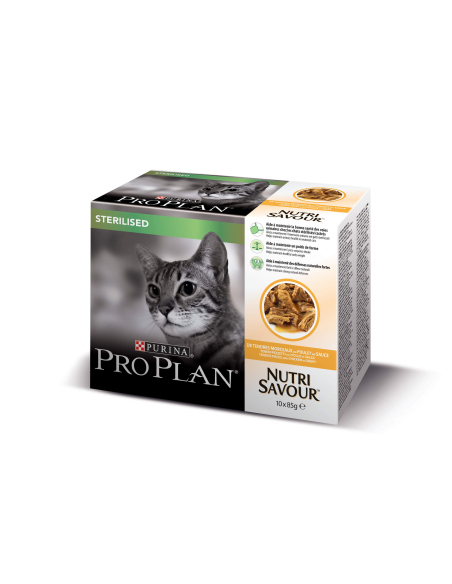 Purina pro Plan - Nutrisavour STERILISED en sauce au poulet Purina Pro Plan - 1