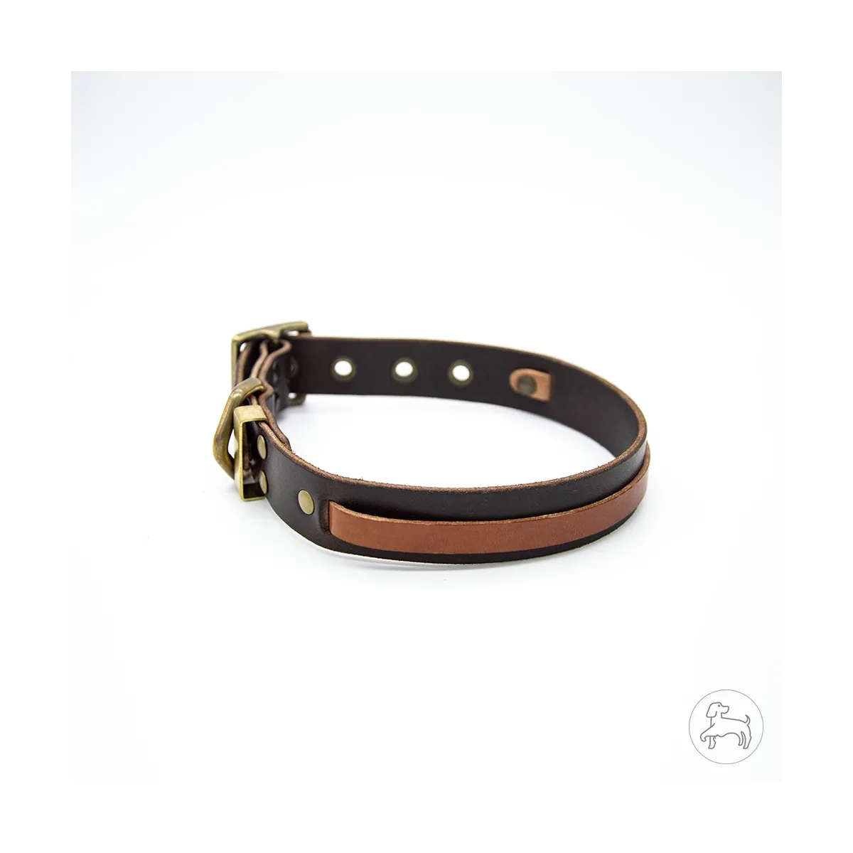 Collier Cuir 2T Bicolore Urban Cam - 3