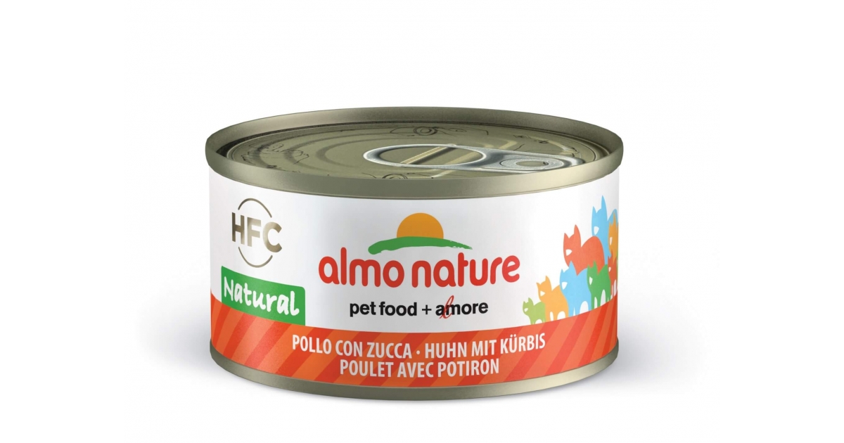 Pâtée pour chat Almo Nature - Boîte HFC Natural poulet potiron Almo Nature - 1