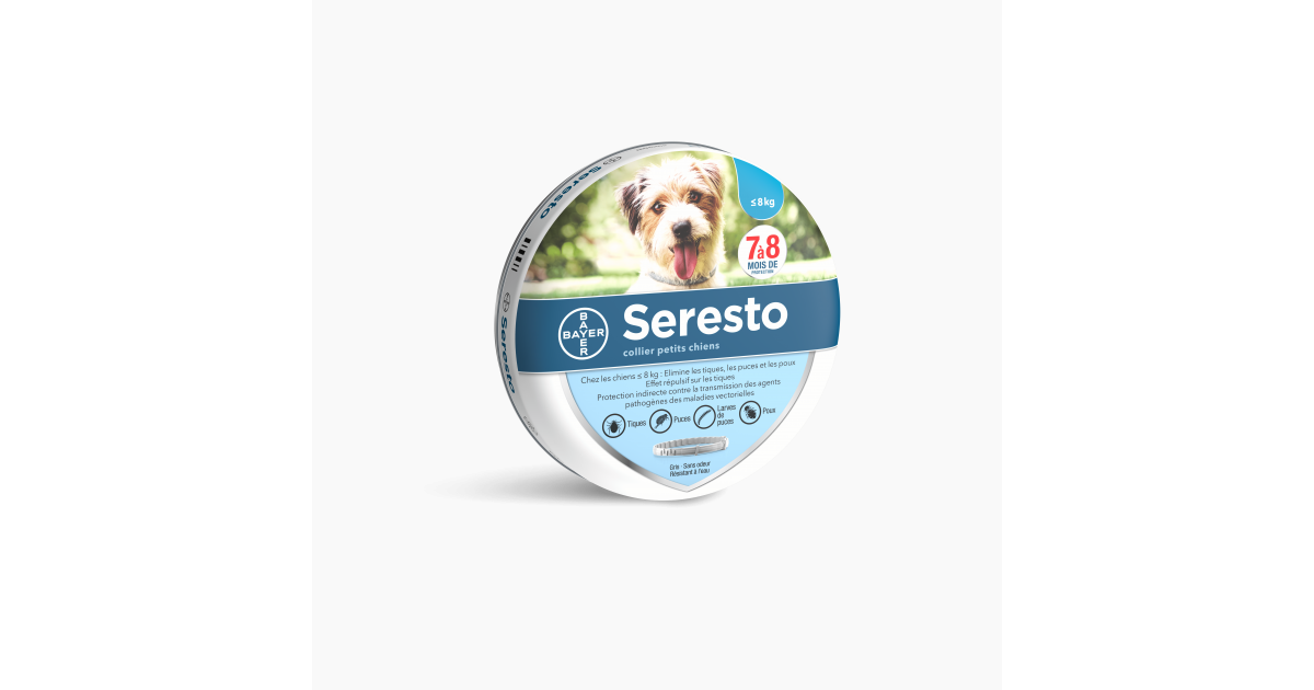 Collier anti tique chien: Collier Seresto Chiens