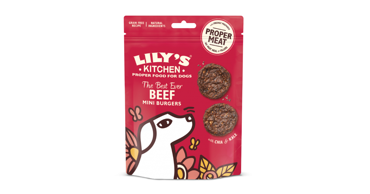 Friandise naturelle pour chien Lily's Kitchen - Mini Burgers au Boeuf Lily's Kitchen - 1