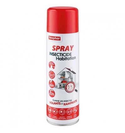 Produit anti-parasitaire chat & chien: Spray Insecticide Habitation  Beaphar - 1