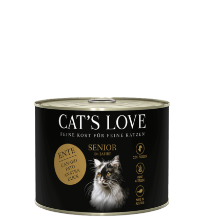 Patée Chat senior (Canard) Cat's Love - 1