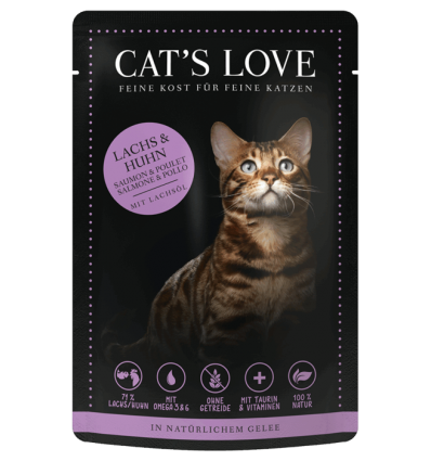 Cat's Love - Sachet Saumon Poulet Cat's Love - 1
