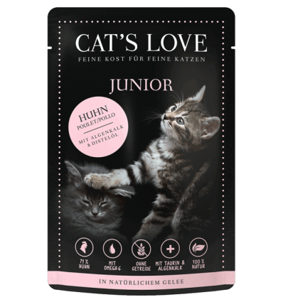 Cat's Love - Sachet Poulet pour Junior Cat's Love - 1