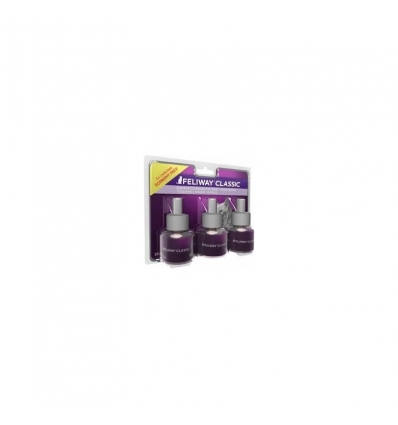 Diffuseur anti stress chat: Pack 3 recharges Feliway Classic Feliway - 1