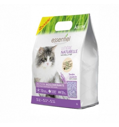 Litière pour chat: Litière Soja Lavande essentiel Hagen - 1