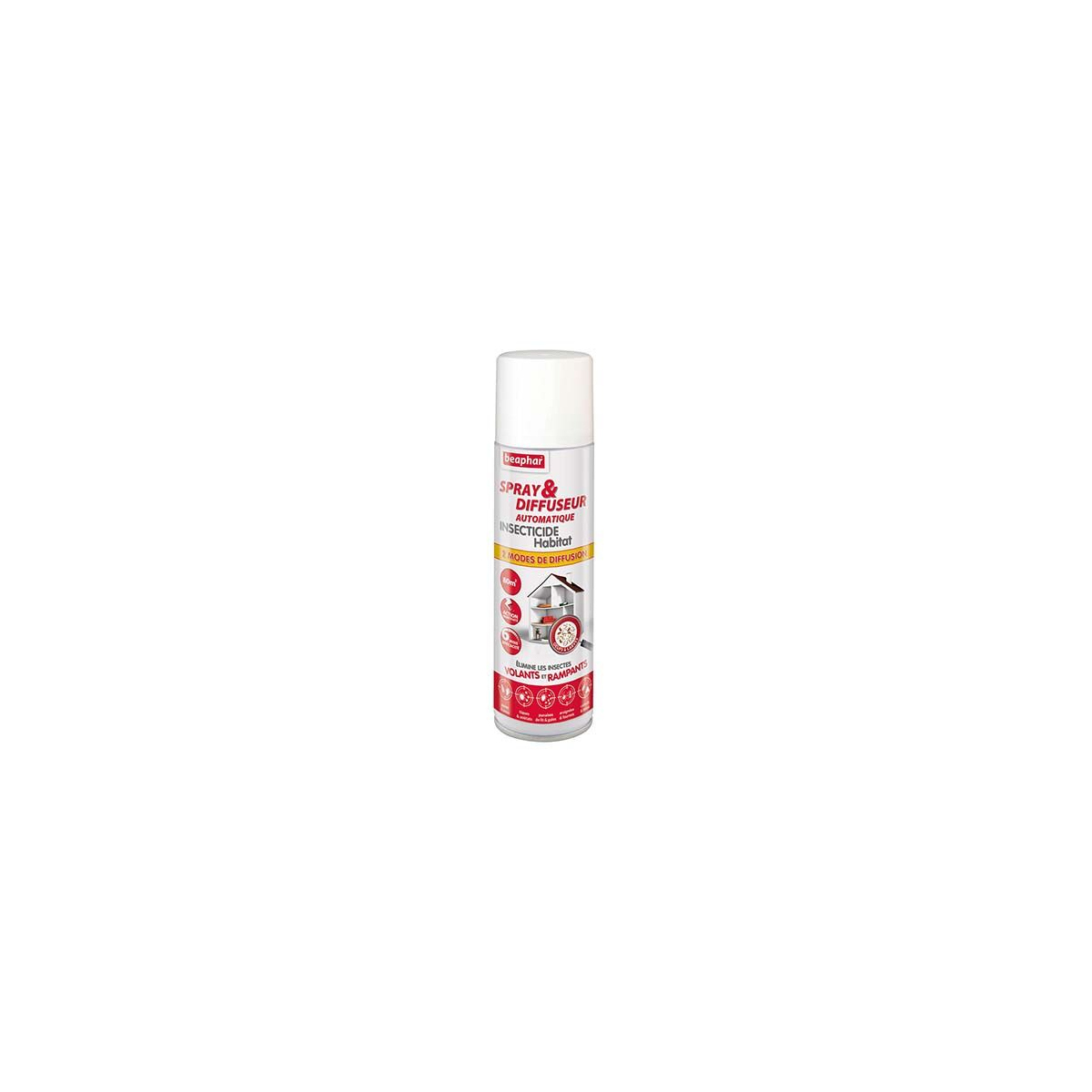 Produit anti-parasitaire chat & chien: Spray insecticide habitat