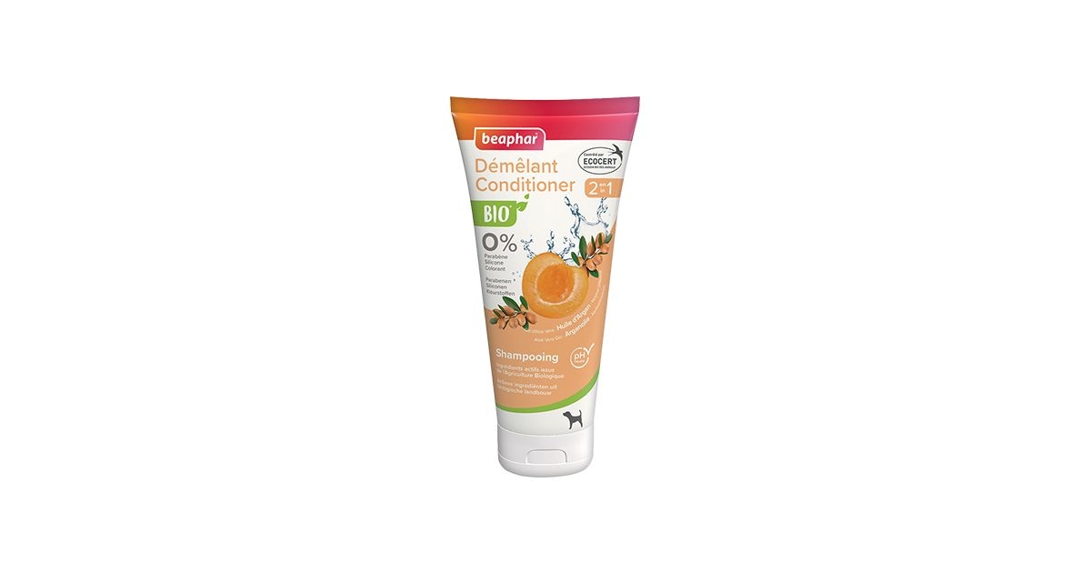 Shampoing 2 en 1 démêlant chien Bio Beaphar - 1