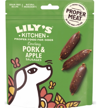 Friandise naturelle pour chien Lily's Kitchen - Saucisses porc et pomme Lily's Kitchen - 1