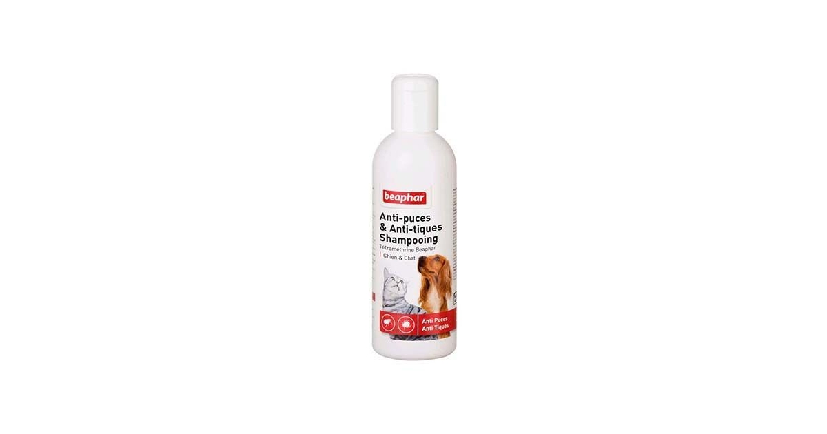 Shampoing antiparasitaire chien puces et tiques
