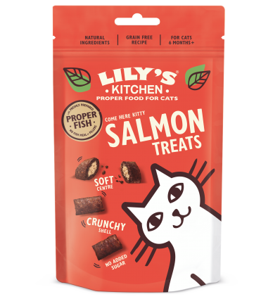 Friandises pour chats Lily's Kitchen - Cat Salmon Treats - friandises chat Saumon Lily's Kitchen - 1
