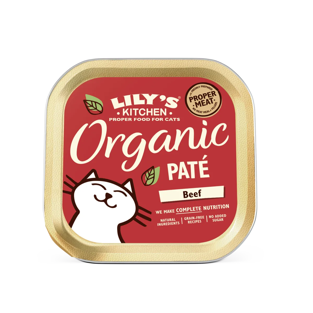 Pâtées pour chats Lily's Kitchen - Délice de Boeuf Bio Lily's Kitchen - 1