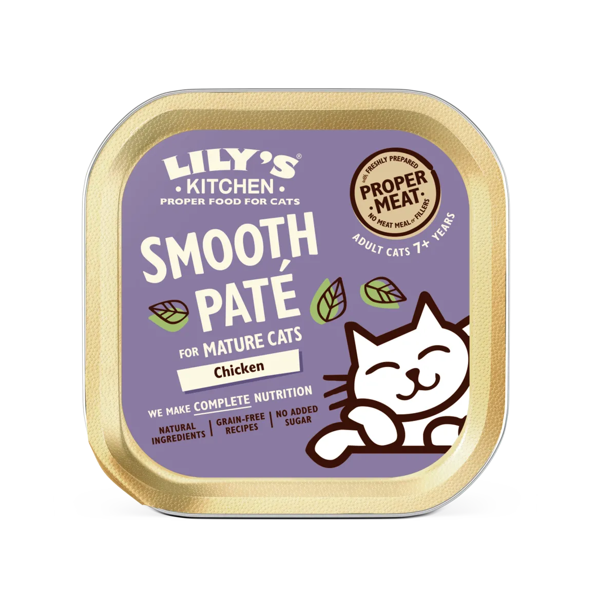 Pâtées pour chats Lily's Kitchen - Festin pour chat Senior - Smooth Paté Mature Lily's Kitchen - 1