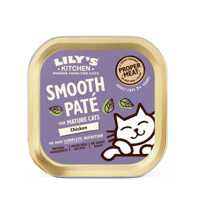 Pâtées pour chats Lily's Kitchen - Festin pour chat Senior - Smooth Paté Mature Lily's Kitchen - 1