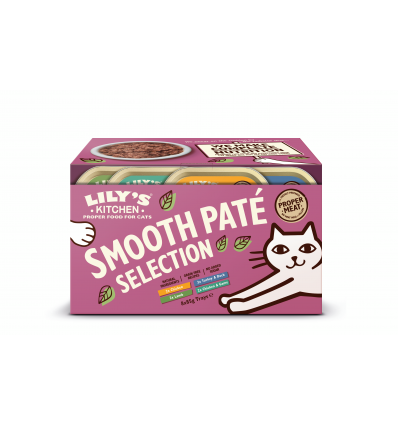 Pâtées pour chats Lily's Kitchen - MultiPack Smooth paté x8 (varié) Lily's Kitchen - 1