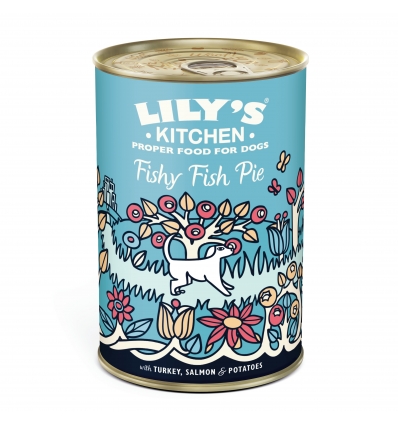 Pâtée pour chiens Lily's Kitchen - Assiette du pêcheur - Saumon Hareng Dinde Lily's Kitchen - 1