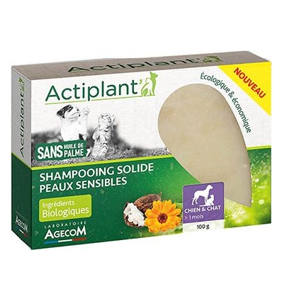 Shampoing solide peau sensible Actiplant - 1