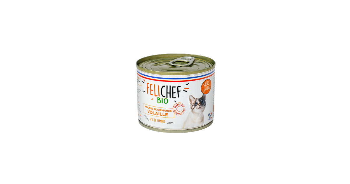 Canichef - Mousse à la volaille Bio Canichef / Felichef - 1
