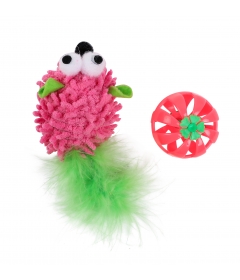 Souris poil + balle Plastique 2