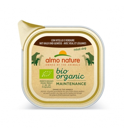 Pâtée pour chien Almo Nature - Barquette Bio avec veau et légumes Almo Nature - 1