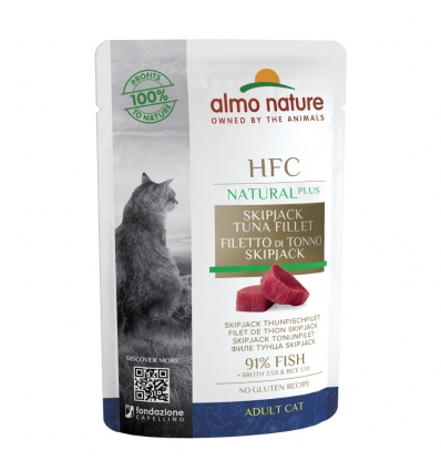 Sachet HFC Natural Plus Thon Skipjack Almo Nature - 1