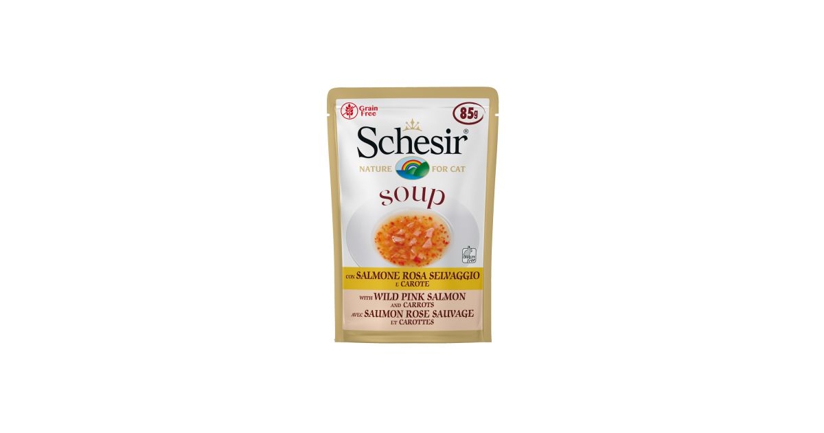 Schesir - Soupe Saumon rose sauvage et carottes Schesir - 1