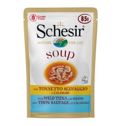 Soupe Thon sauvage et calamars Schesir - 1
