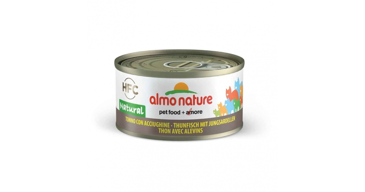 Pâtée pour chat Almo Nature - Boîte HFC Natural Thon et Alevin  Almo Nature - 1