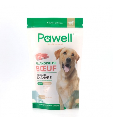 Friandise à l'huile de Chanvre (moyen et grand chien) Pawell - 1