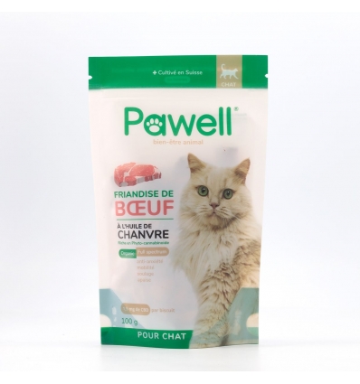 Pawell - Friandise à l'huile de Chanvre (chat) Pawell - 1