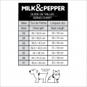 Doudoune pour chiens - Imany (Doudoune réversible) Milk & Pepper - 5