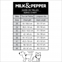 Pull pour chiens - Gwendal (pull rayé marine) Milk & Pepper - 5